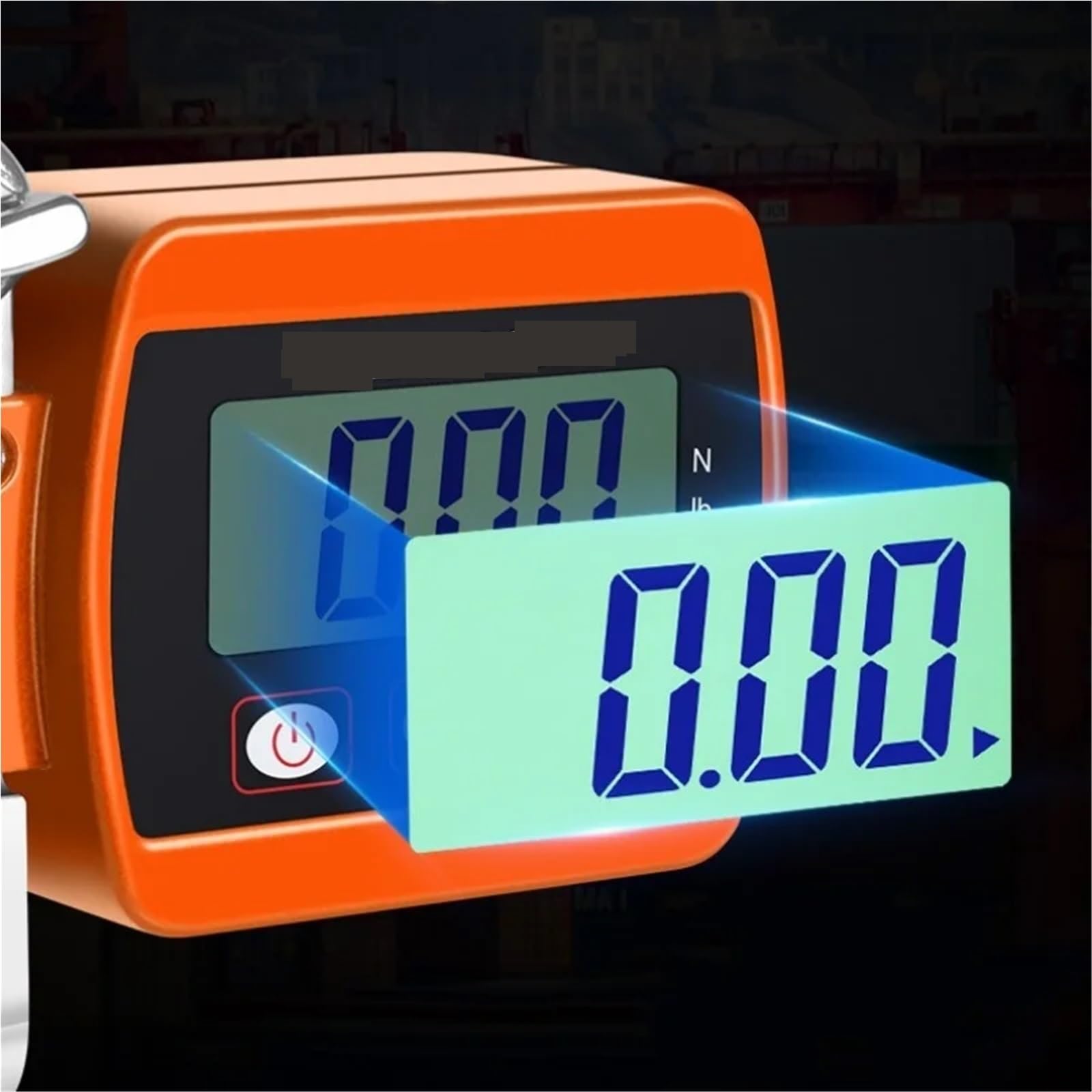 0,05-500 kg Cyfrowa waga dźwigowa, wytrzymała, wisząca waga hakowa, do ważenia na zewnątrz, Precyzyjny i wszechstronny(Oranje)