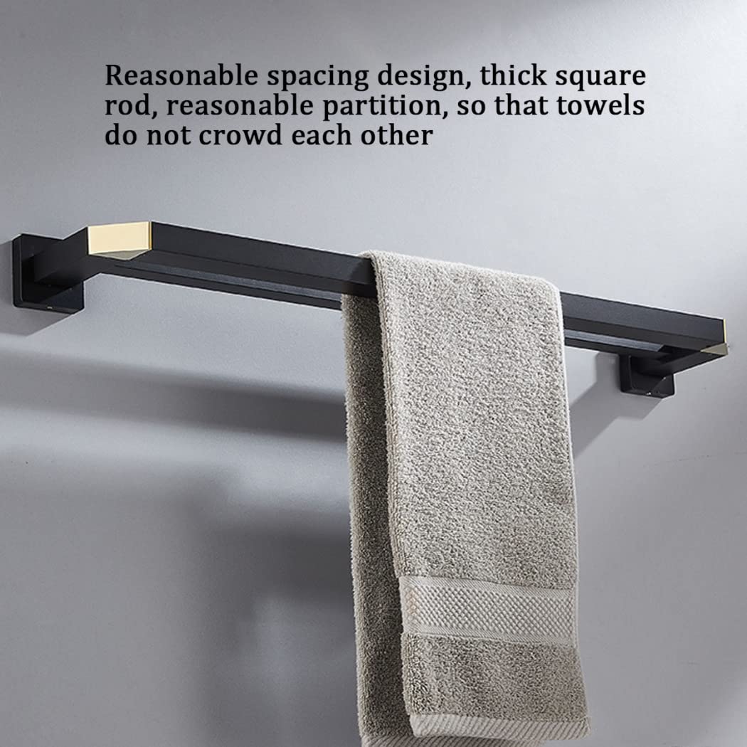 Toallero, toallero, toallero, Espacio, Soporte for Toallas de Aluminio, Soporte de Pared, toalleros for baño, Cocina, unipolar (Size : Single Pole)