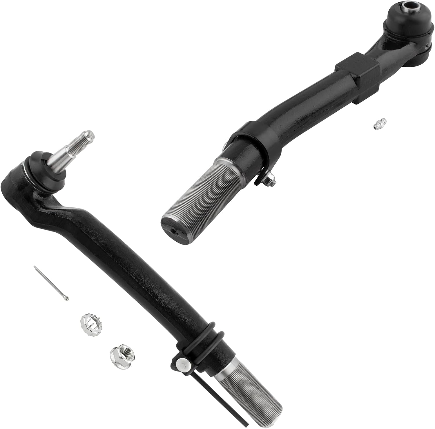 ES80754 ES80755 Front Outer Tie Rod Ends Left & Right for Ford F-250 F-350 Super Duty 2005-2022 F-450 F-550 Super Duty 2005-2010, Pack of 2