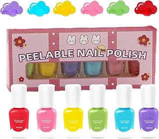 Barnvänlig Nagellack 6 Delar Säker Nagelbandsolja | Snabbtorkande Nagellack För Flickor Och Barn Fest I I Salongen Bröllop Resa Dejting Pendling Nybörjare Och Professionella