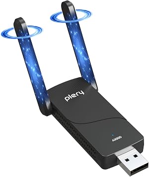 AX900 USB WiFi Adapter for PC, Bluetooth 5.4 WiFi 6 Dongle 2 Antennas