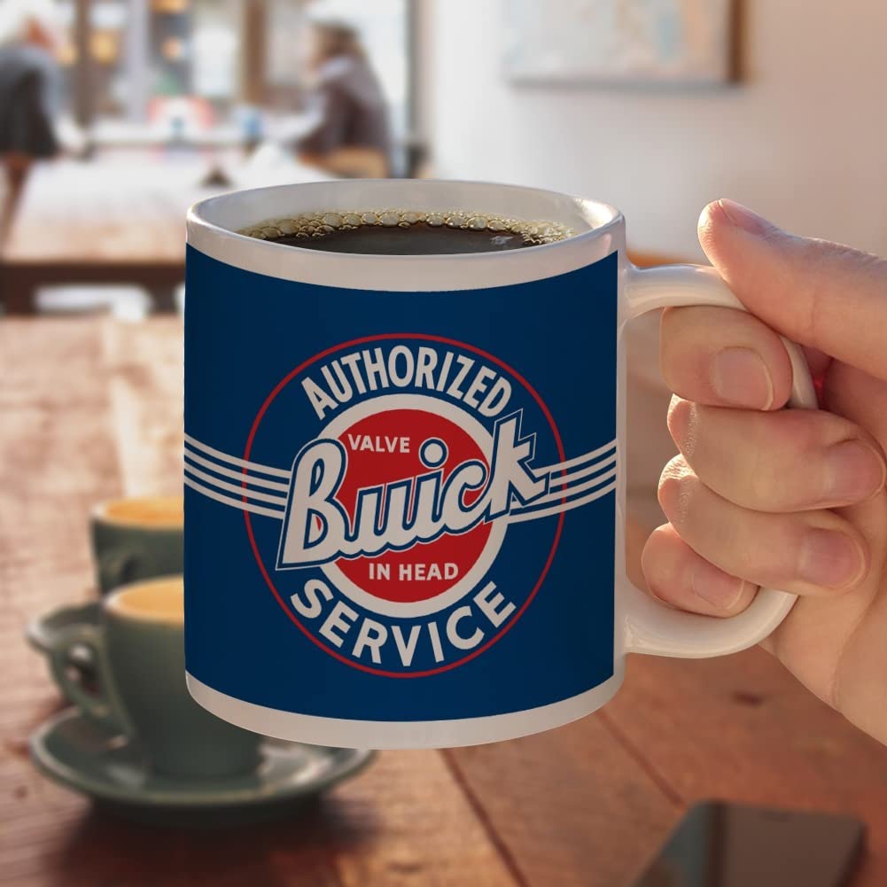 Amazon.com: Buick 1920s Vintage Service Logo Ceramic Coffee Mug, Novelty  Gift Mugs for Coffee, Tea and Hot Drinks, 11oz, White : Home & Kitchen