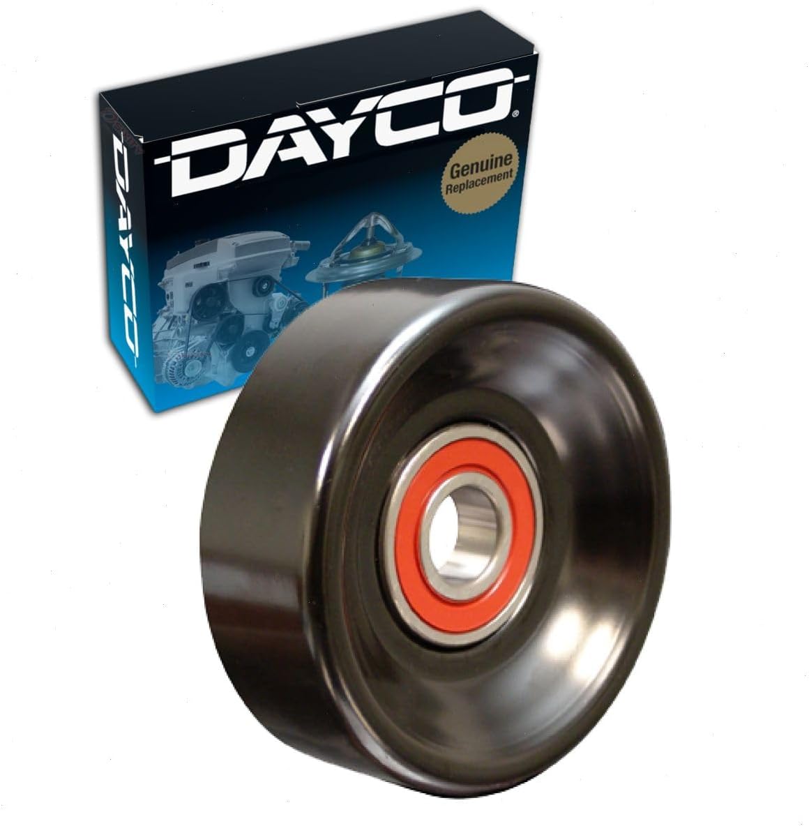 Dayco Drive Belt Idler Pulley compatible with Ford Ranger 2.3L 2.5L 3.0L 4.0L L4 V6 1990-2011