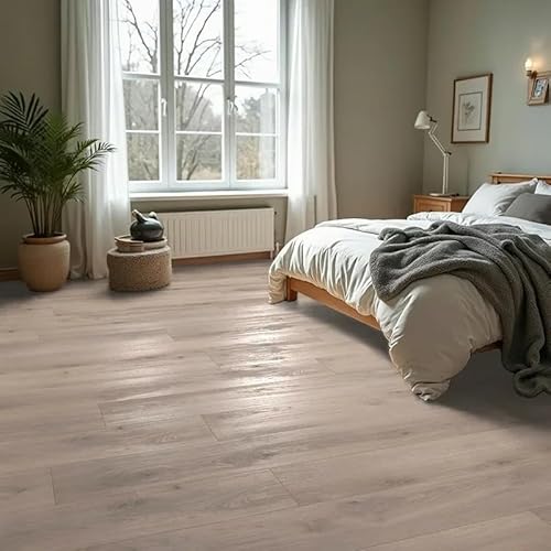 Miniatura 5 de Suelo Laminado Ac5 8mm Colección Elements Efecto Madera Tarima Flotante Resistencia Humedad Hogar Y Comercio Roble Tierra, 1 Caja - 2.40 M