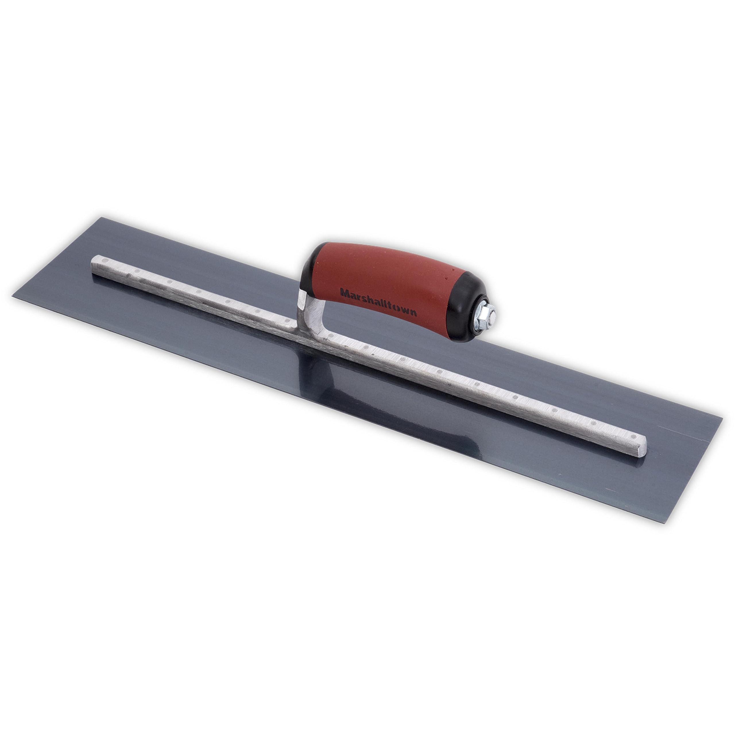 Paca marshalltown z zakrzywioną rękojeścią Durasoft, stal niebieska, wymiary: 406x102 mm