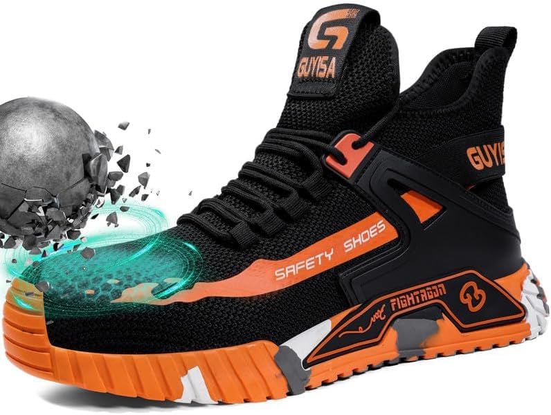 Steel Toe Shoes for Men Work Safety Industrial Shoes
