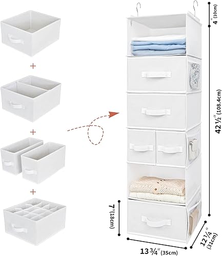Miniatura 3 de GRANNY SAYS Paquete de 1 estante colgante para armario y 1 paquete de ganchos para puerta