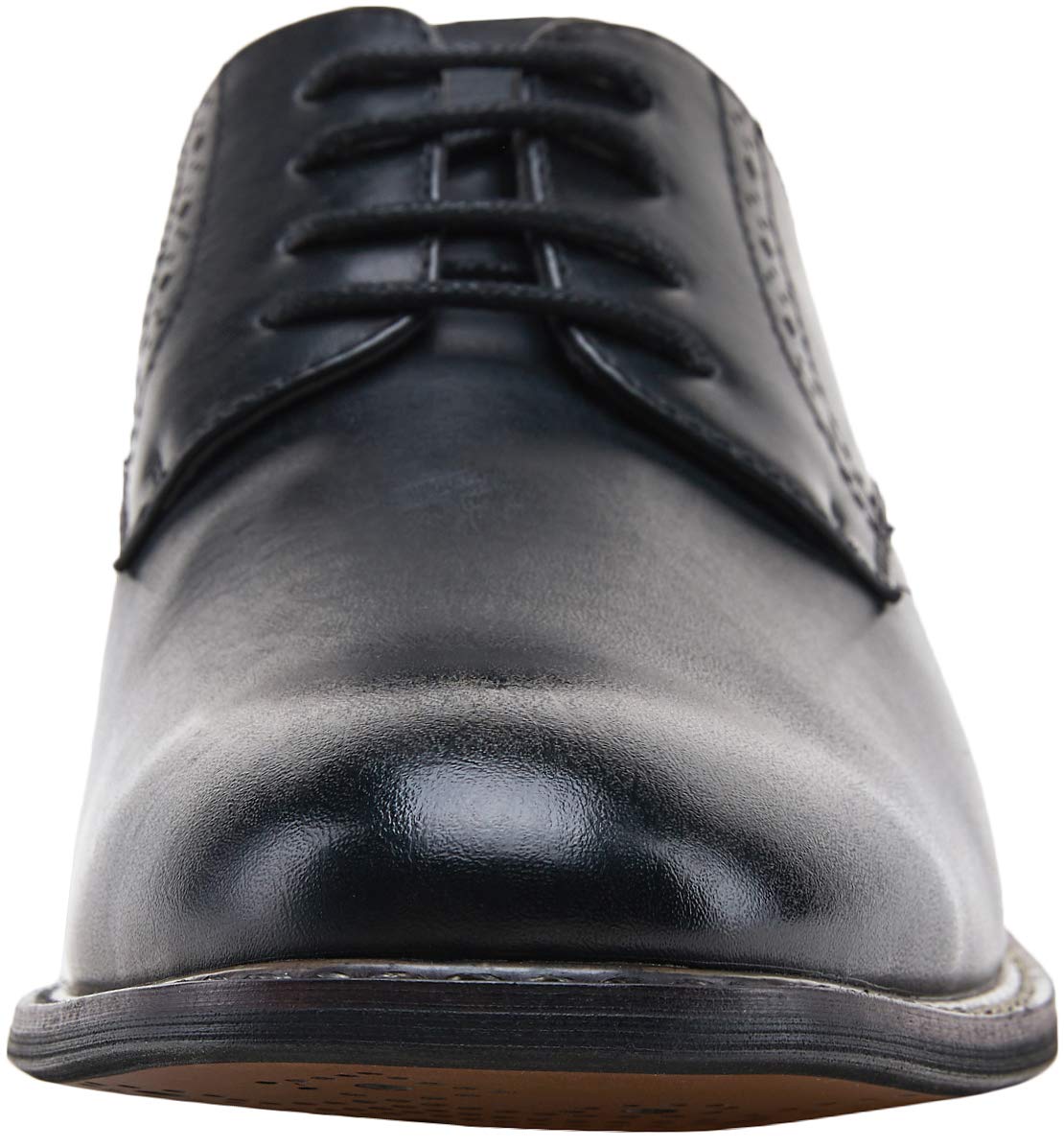 JOUSEN Men's Oxford Plain Toe Dress Shoes, 603-cap Toe Black, 9 UK