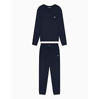 EMPORIO ARMANI TUTA MODAL SPUGNA UOMO BLU M