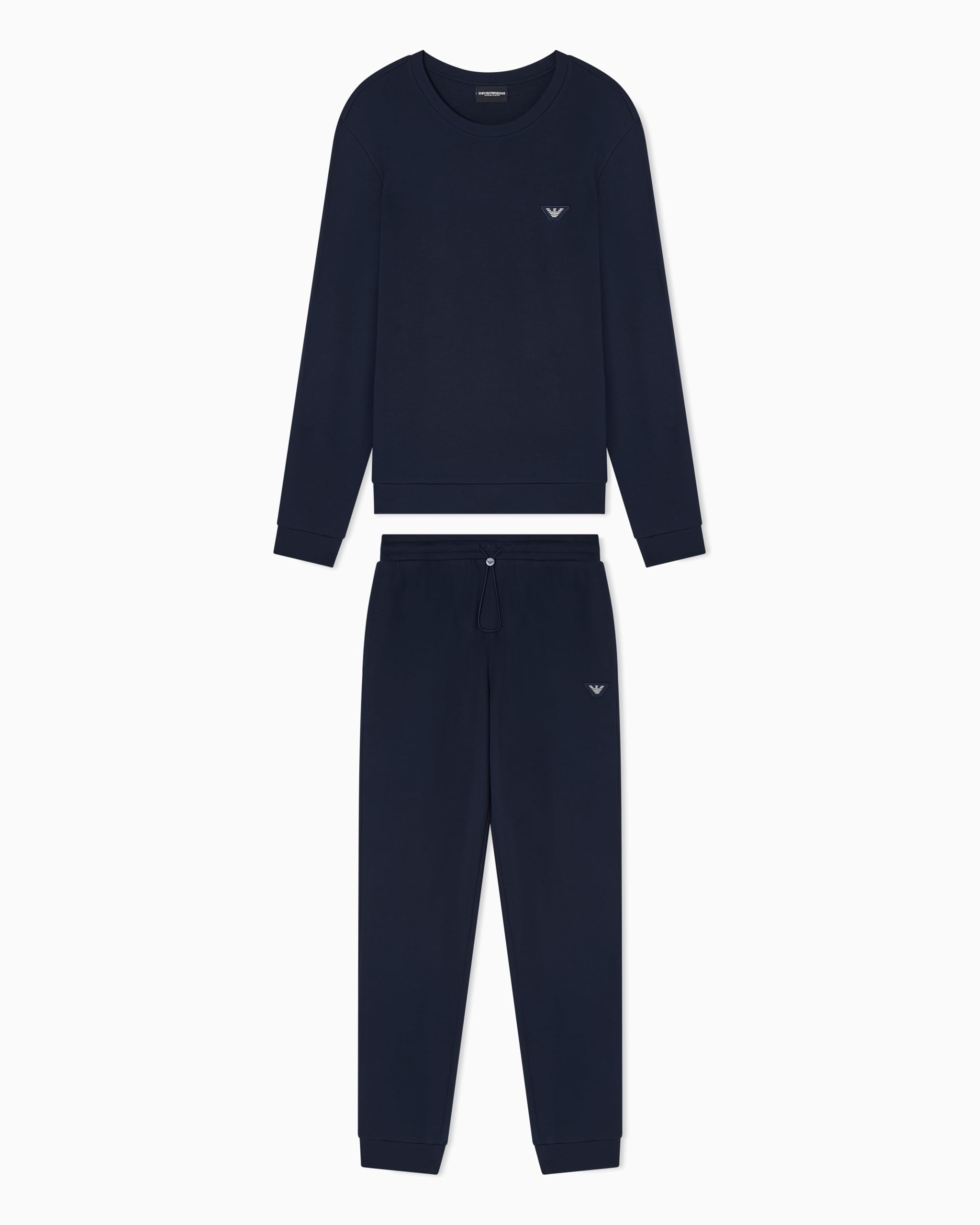 Emporio Armani Bodywear Terry Modal Loungewear Tracksuit, Dark Blue, Size L, Men