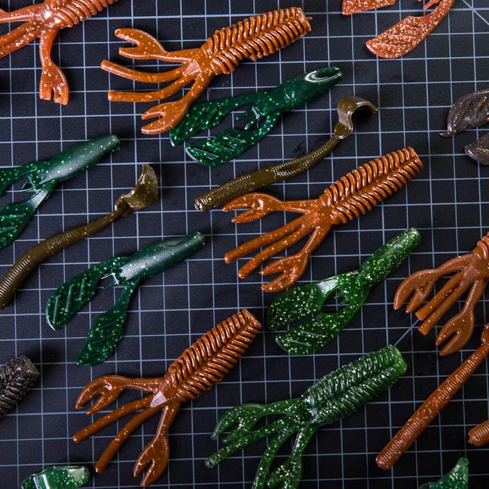 Man Crates DIY Fishing Lure Making Kit, Soft Plastic Lure Crafting Set