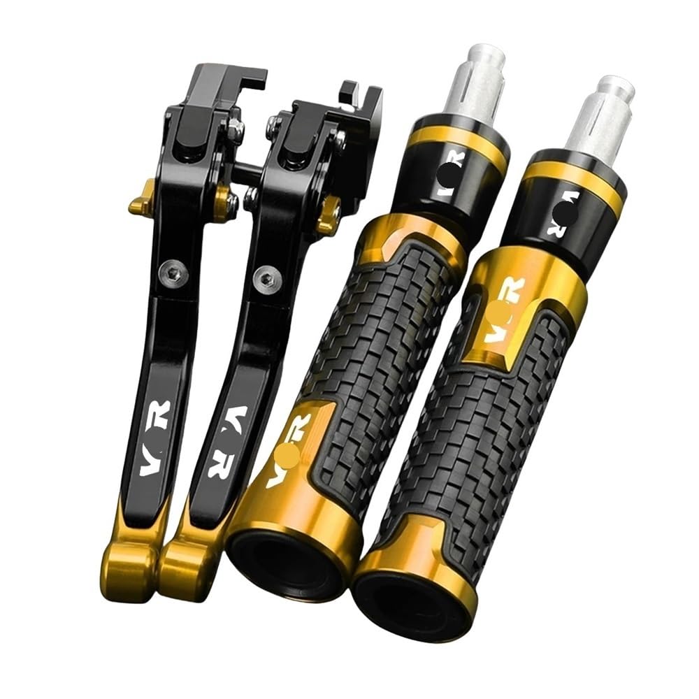 PLIQVBN Clutch Brake shafts Motorcycle Brake Clutch Levers Handlebar Grips Ends for VFR800 VFR800F VFR 800 for VTEC 2002-2017 VFR750 F/R/FH/FV