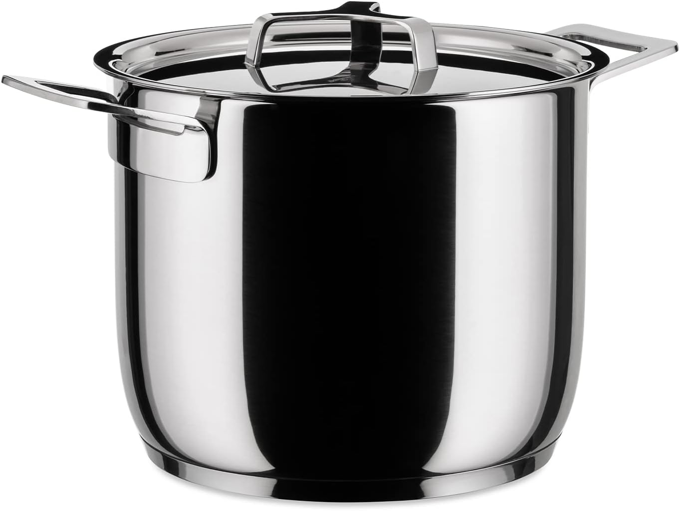 A Di Alessi,AJM100/20 "POTS & PANS", Stockpot in 18/10 stainless steel mirror polished,5 qt 9 ½ oz