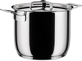 Alessi AJM100/20 Pots&Pans 18/10 Stainless Steel Pot Polished