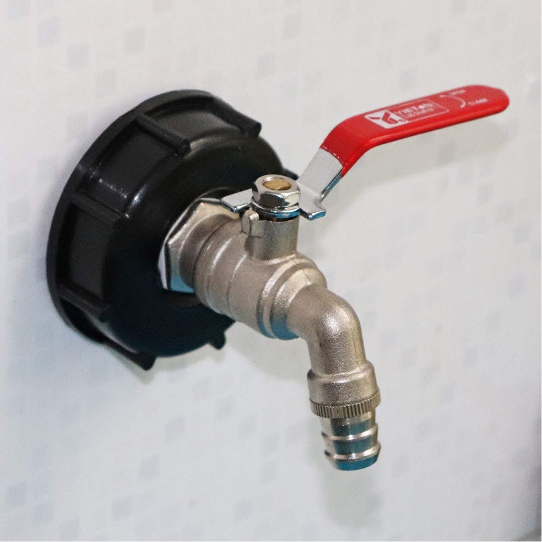 Złączka zamienna do zaworu mosiężnego 3/4''S60x6 gwint IBC adapter do kranu zbiornika