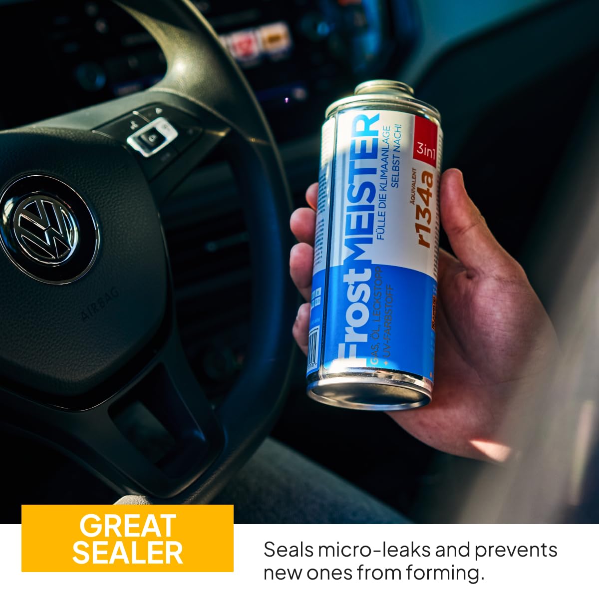 Auto-Klimaanlage Nachfüllset 3in1 2x400ml R134a 1995-2016