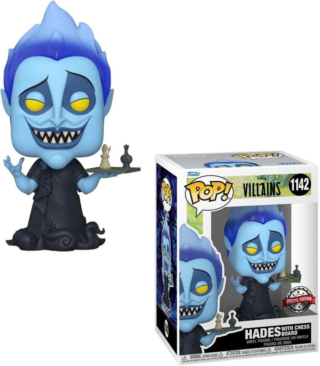 Funko Disney Hercules POP | Hades with Chess Board
