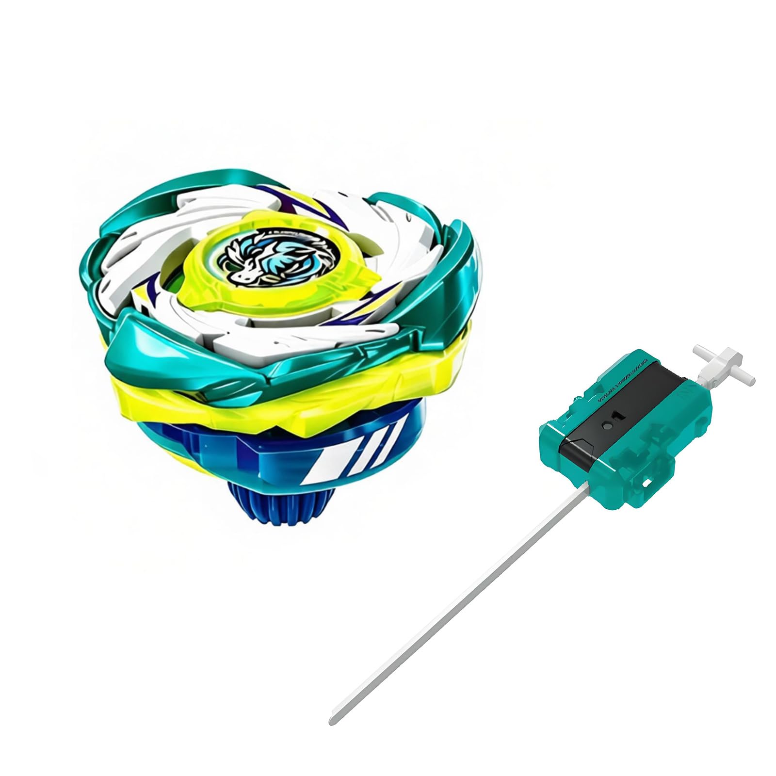 Bay X Spinning Top Pegasus CX07 Metal Battling X Gyro Starter Kit &Launcher