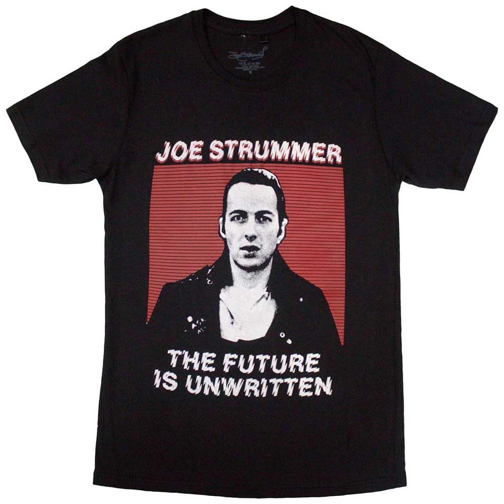 Joe Strummer Unisex Adult The Future Is Unwritten T-Shirt (S) (Black)