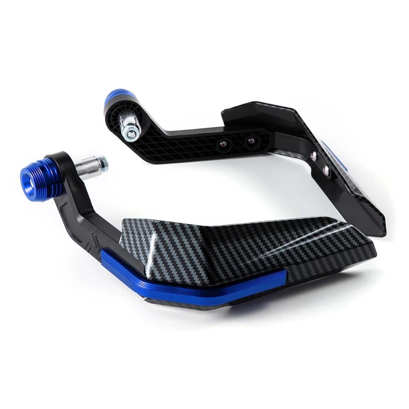 JTWMTY for Kawasaki for Z1000 for Z900 for Z650 650RS for Z400 for ZX6R for Z800 750 Handlebar Brake Clutch Lever Handguard Protective Gear(Blu)