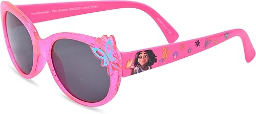Miniatura 4 de Disney Encanto - Gafas de sol para niñas con funda para gafas a juego  Lindas gafas de sol para niñas