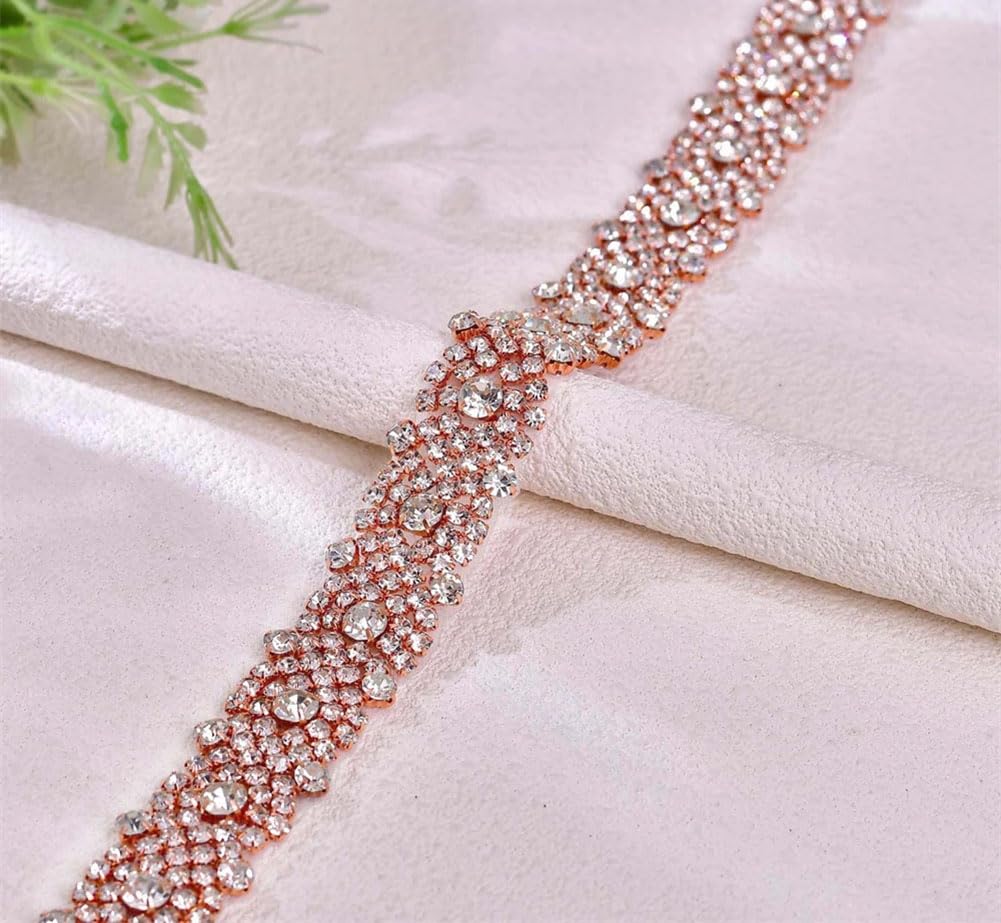 Cinturón largo de diamantes de imitación para boda, vestido formal, accesorios de cena, fiesta, mujer, cinturón de cinta para mujer