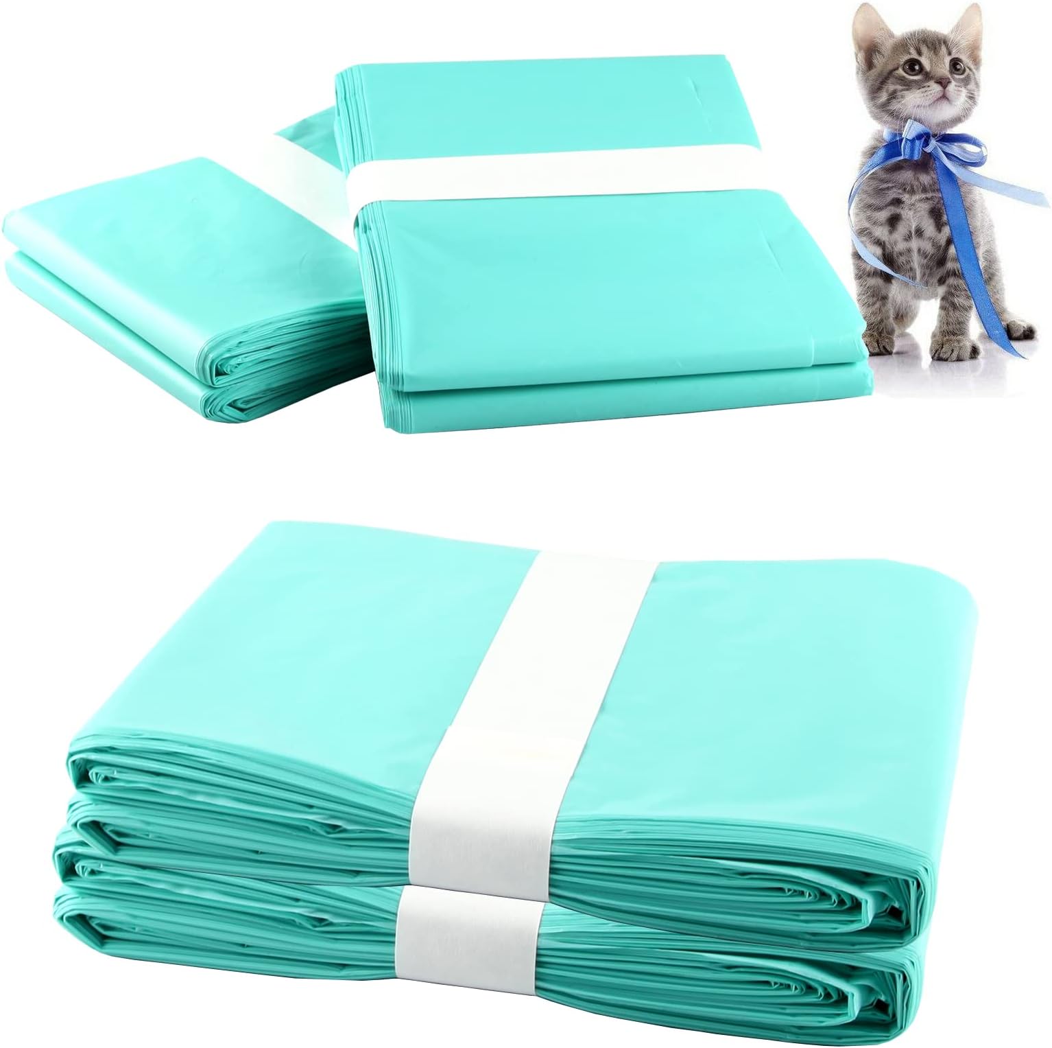 Cat Litter Pail Liner Refills Bags Compatible with Litter Champ Litter Pail, Lightly