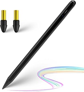 iPad Air M2/M3 Pencil - 2X Fast Charging Stylus Pen for iPad Air 3/4/5/M2/M3, Black