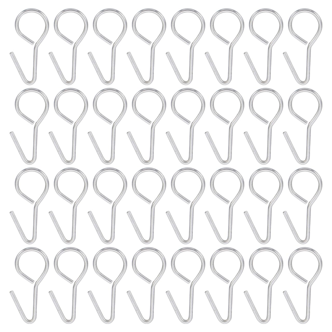 VICASKY Car Seat Cover Hooks 100pcs Vehicle Seat Pad Fixing Hanger Auto Interior Install Seat Covers Fixing Tool Car Seat Cover Hooks, Seat Cushion S Shaped Double Head Hook