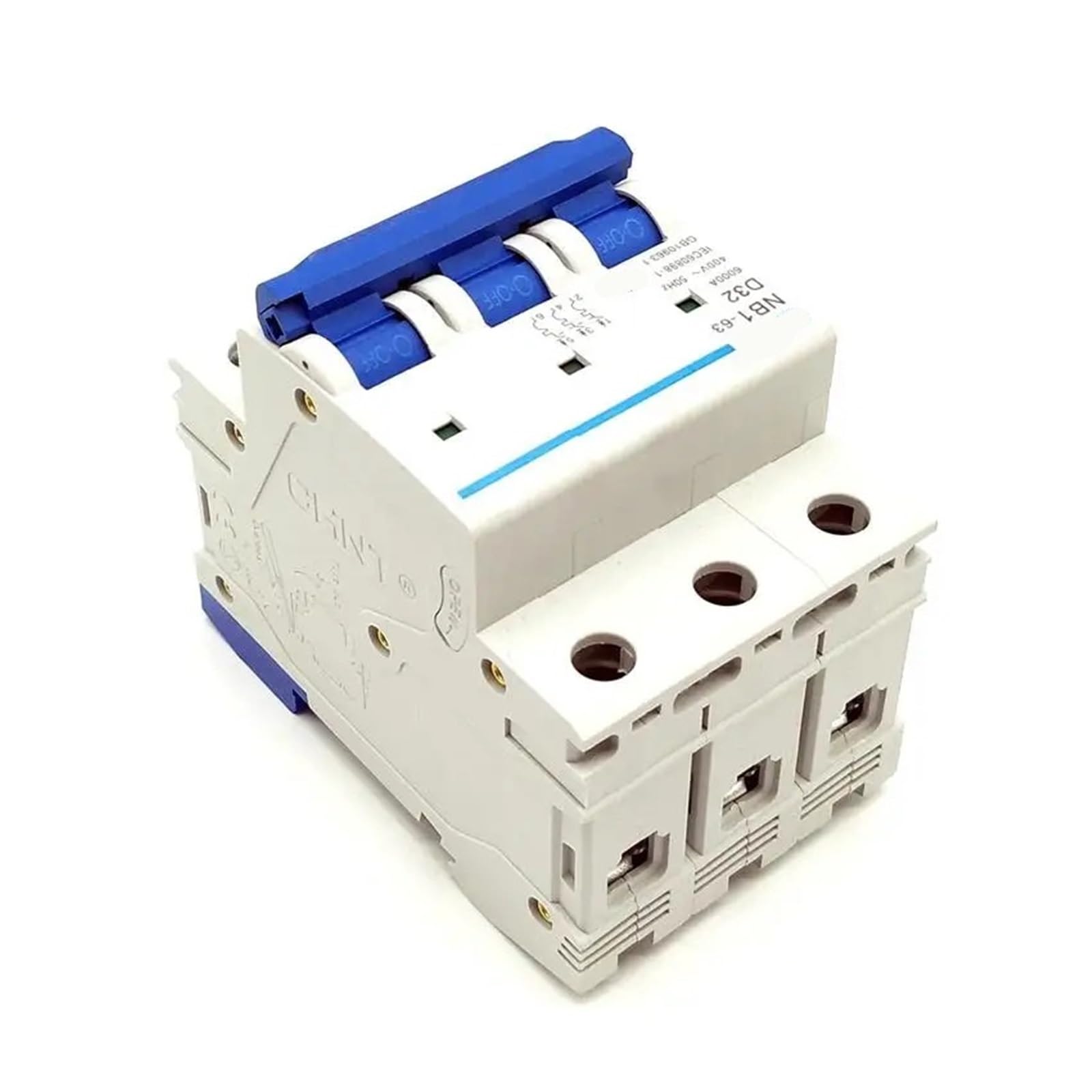 Wyłącznik automatyczny NB1-63 mini wyłącznik 3-biegunowy 6KA C6A C10A C16A C20A C25A C32A C40A C50A C63A D6A D10A D32A(C20A)