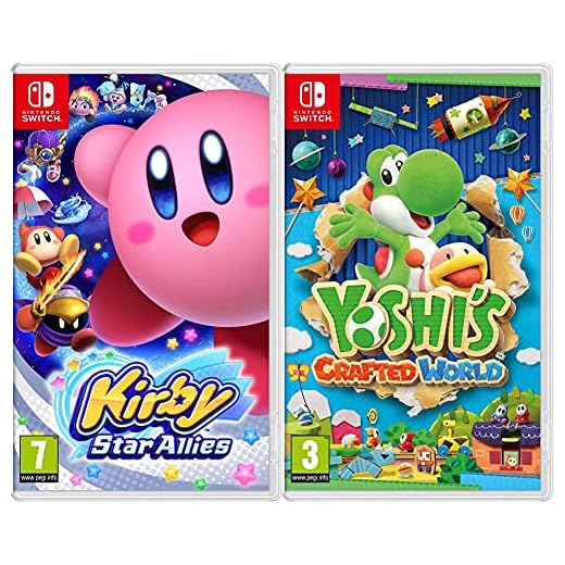 Nintendo Kirby Star Allies + Yoshi's Crafted World