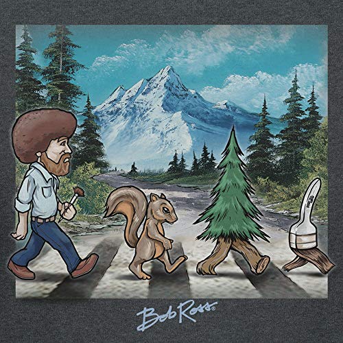 Bob Ross Road Walk Graphic T-Shirt3