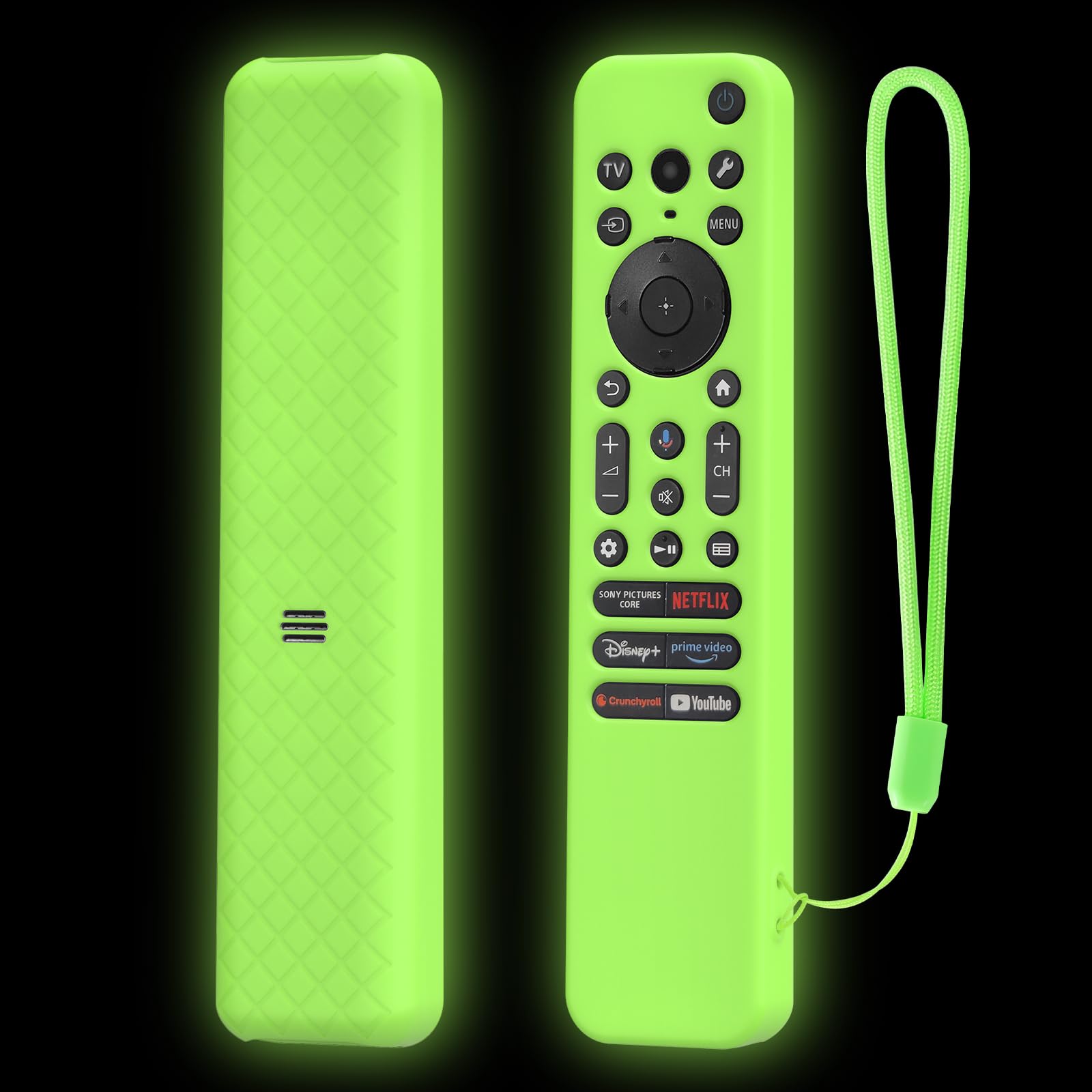 RAYA Silicone Cover Compatible with Sony TV Voice Remote RMF-TX811D / TX900 MG3 / TX800U 2024 BRAVIA Series Protective Case [Remote Not Included] (Green-D)-picture-19
