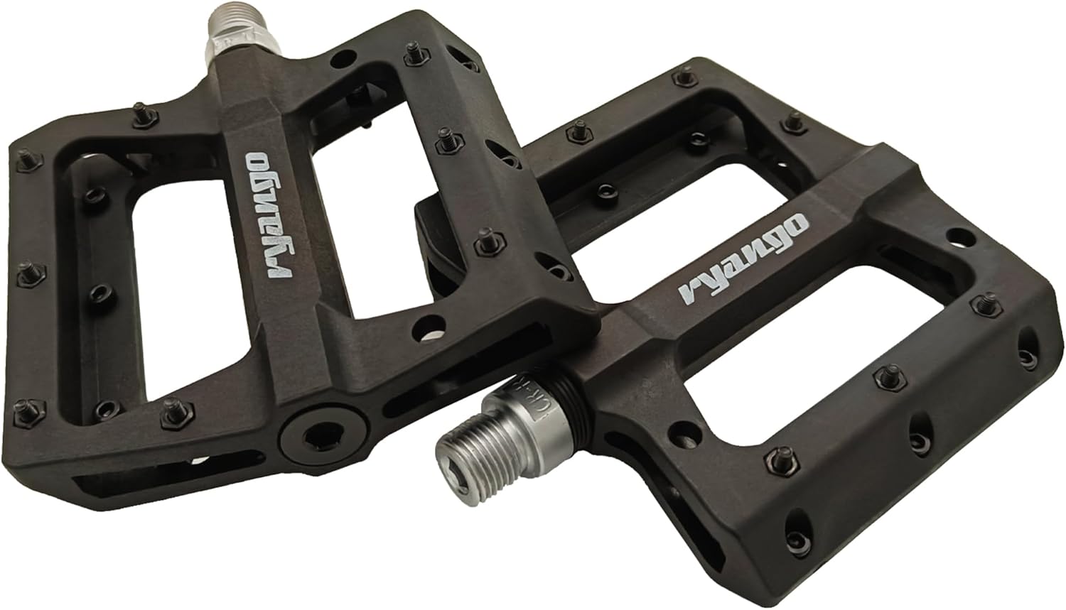 RYANGO Mountain Bike Pedals, NonSlip Nylon Fiber Bike