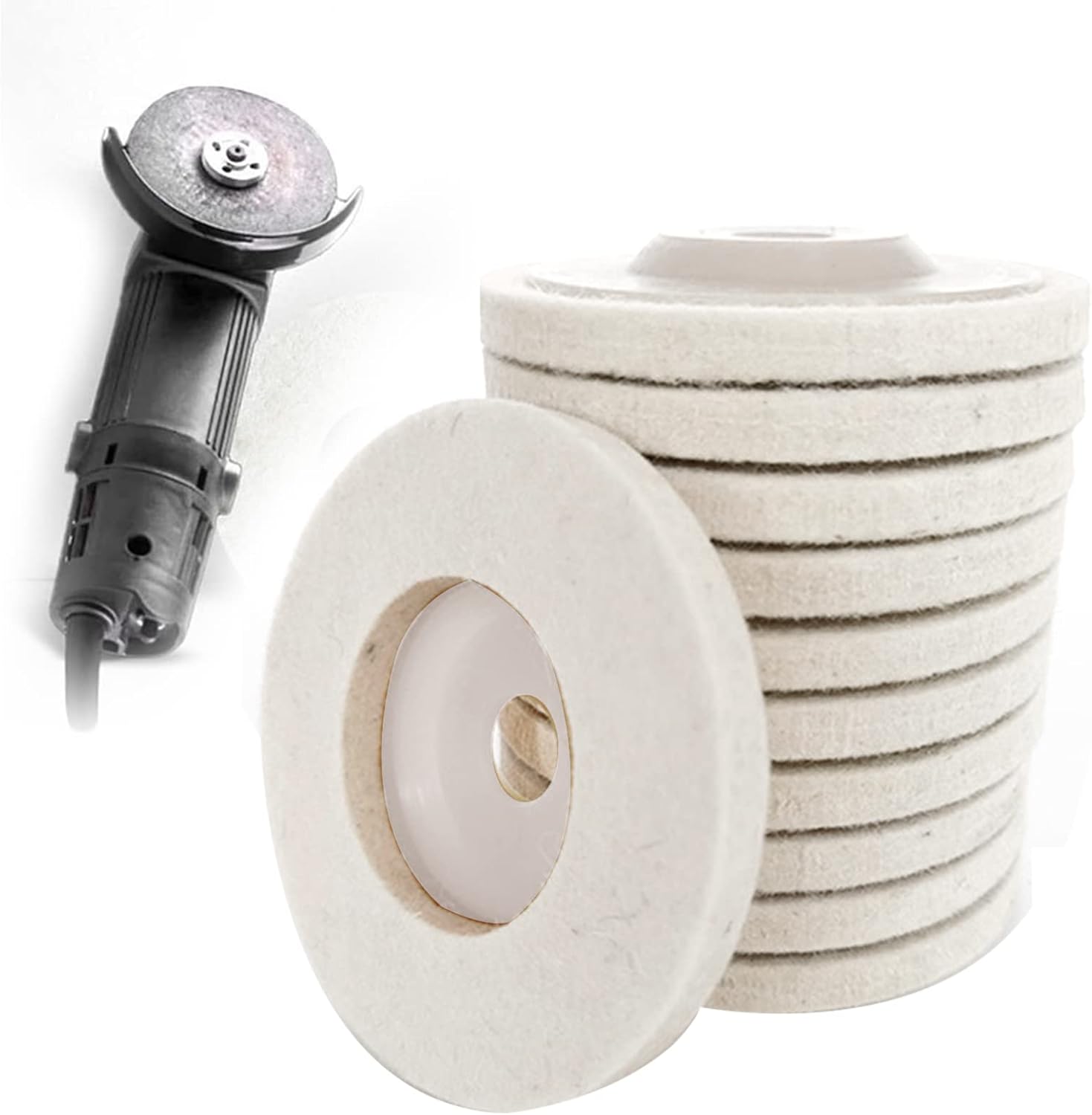 Wool Polishing Wheel Disc, 2023 New Round Wool Felt Disc Wheel Pad