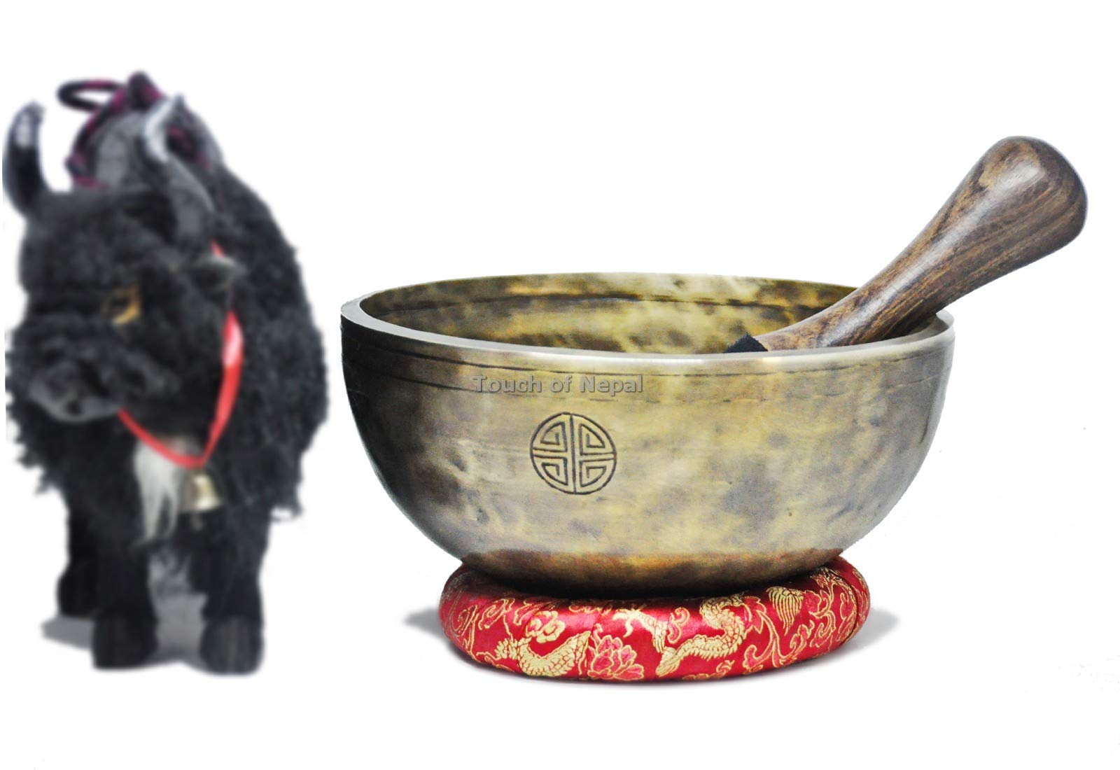 Full moon singing bowl-8 inches Diameter Tibetan singing bowl from Nepal by Devyom