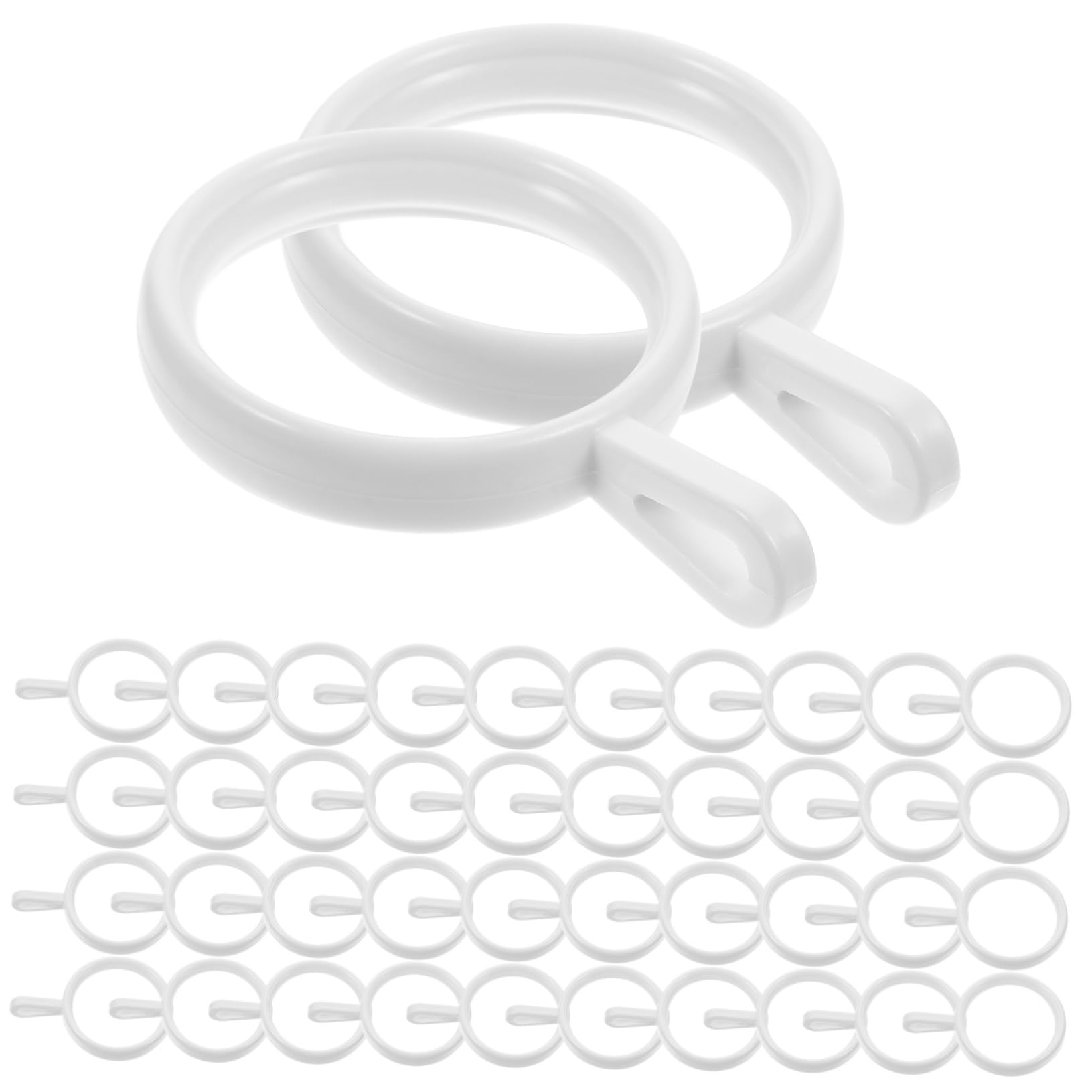 Cabilock 190piezas Anillos para Cortina De Robustos y Duraderos Anillas Colgantes para Ojales De Cortina Accesorios para Colgar
