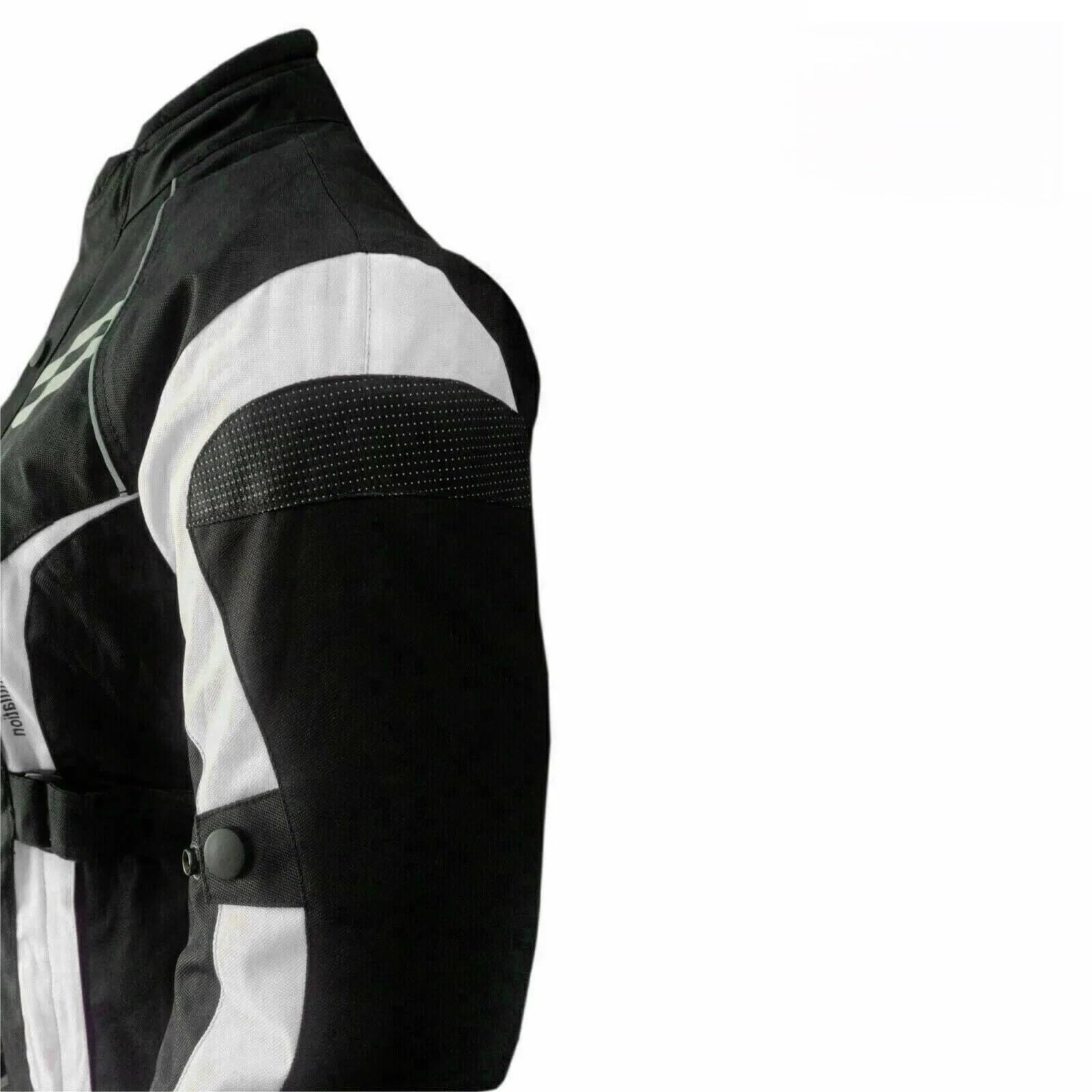 Generico Giacca Moto Donna in Tessuto, ST 840 RXT Waterproof,Sistema 3 Strati, Impermeabile Antivento, 4 Stagioni
