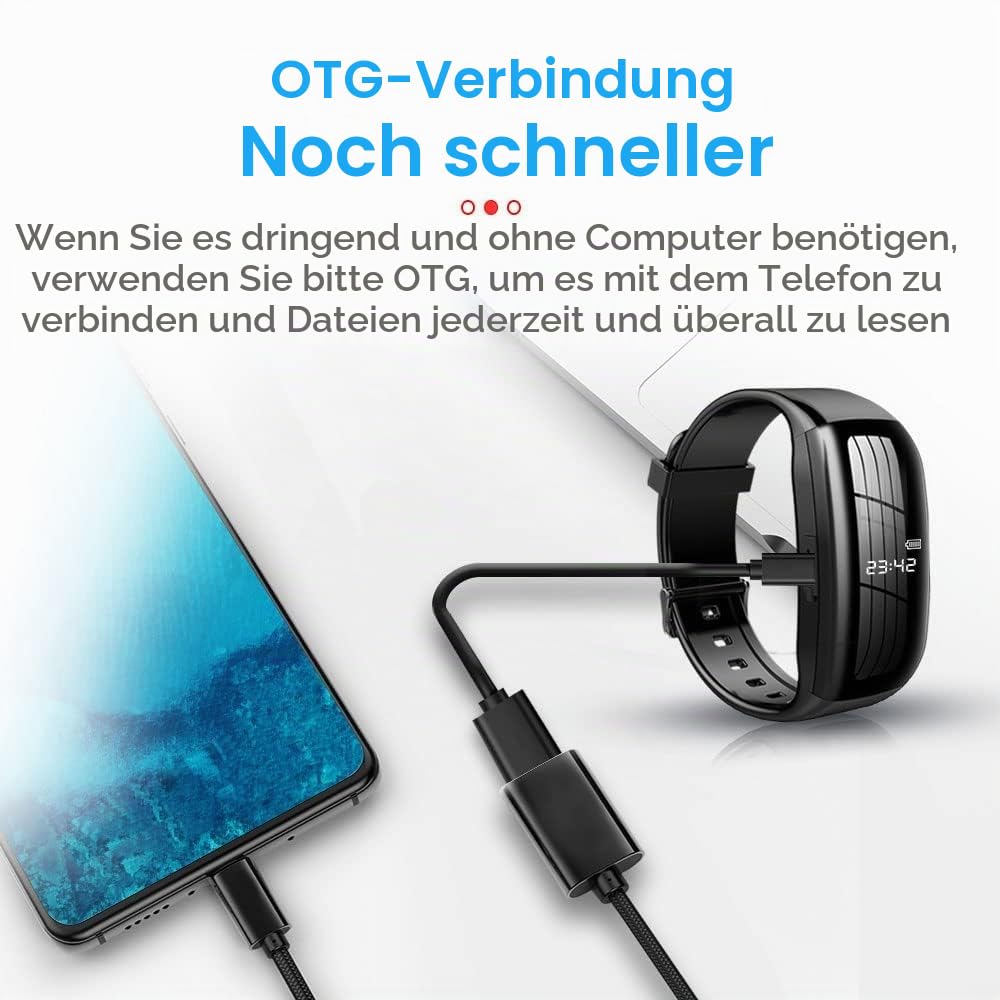 Spionagekamera, versteckte Kamera, Uhr, 32 GB, tragbare kleine Nanny-Kamera, kleine Sicherheitskamera, Körper, Haustier, HD, 1080P, Kamera für Zuhause, Outdoor, Büro, Mini-Spionagekamera für