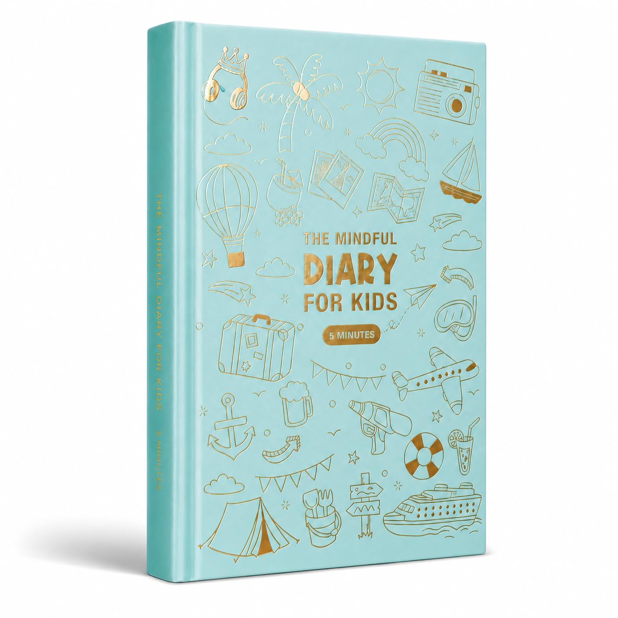 BIROYAL 5-Minute Kids Diary - Kids Journal for Aged 6–12 - Develop Mindfulness, Positive Habits & Emotional Expression - Gratitude Journal for Girls & Boys