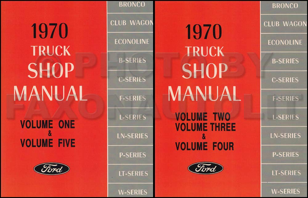 Cover of 1970 Ford Truck Shop Manual