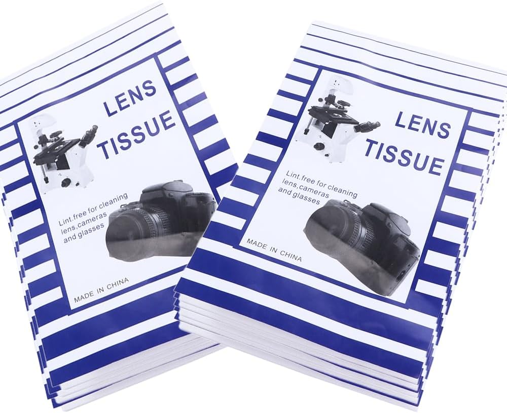 Vctitil 500 Pieces Lens Cleaning Paper Cleaning Tissues