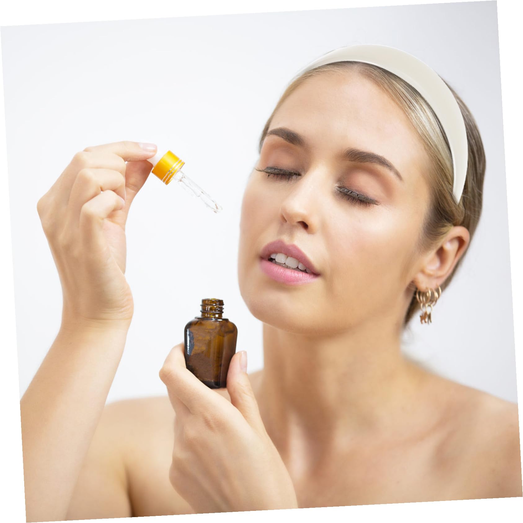 Anneome 50 pezzi Fasce per Capelli in Plastica Bianco Cerchietti Flessibili Senza Denti per Donna e Ragazze Accessori Capelli Fai da Te Leggeri e Comodi per Uso Quotidiano e Feste