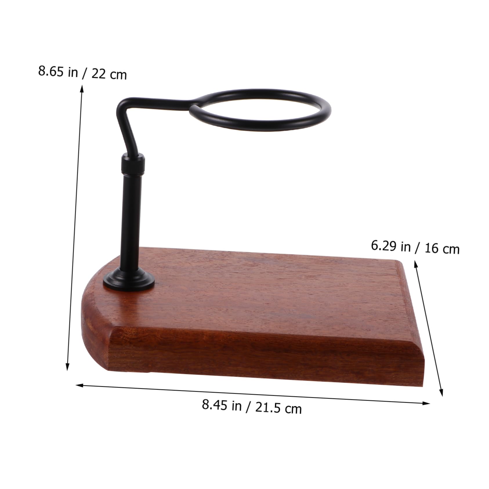 UKCOCO Supporto Per Gocciolatoio in Legno Massello Resistente - Supporto Per Tazze Con Filtro in Legno Forniture Manuali Per Bar/caffetteria