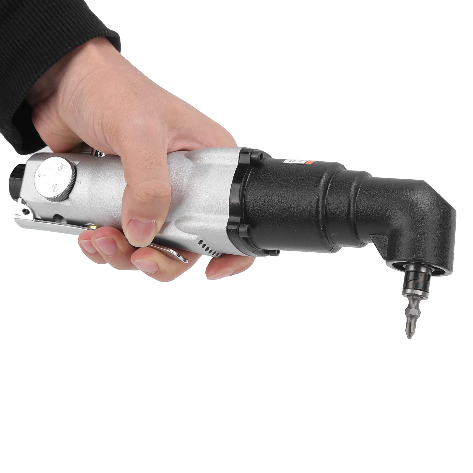 Aramox Cacciavite Pneumatico, Cacciavite Pneumatico in Acciaio Legato KP 808L 60N M 7000 giri/min. Velocità Regolabile a Doppio Martello per la Produzione di Macchinari e la Riparazione di
