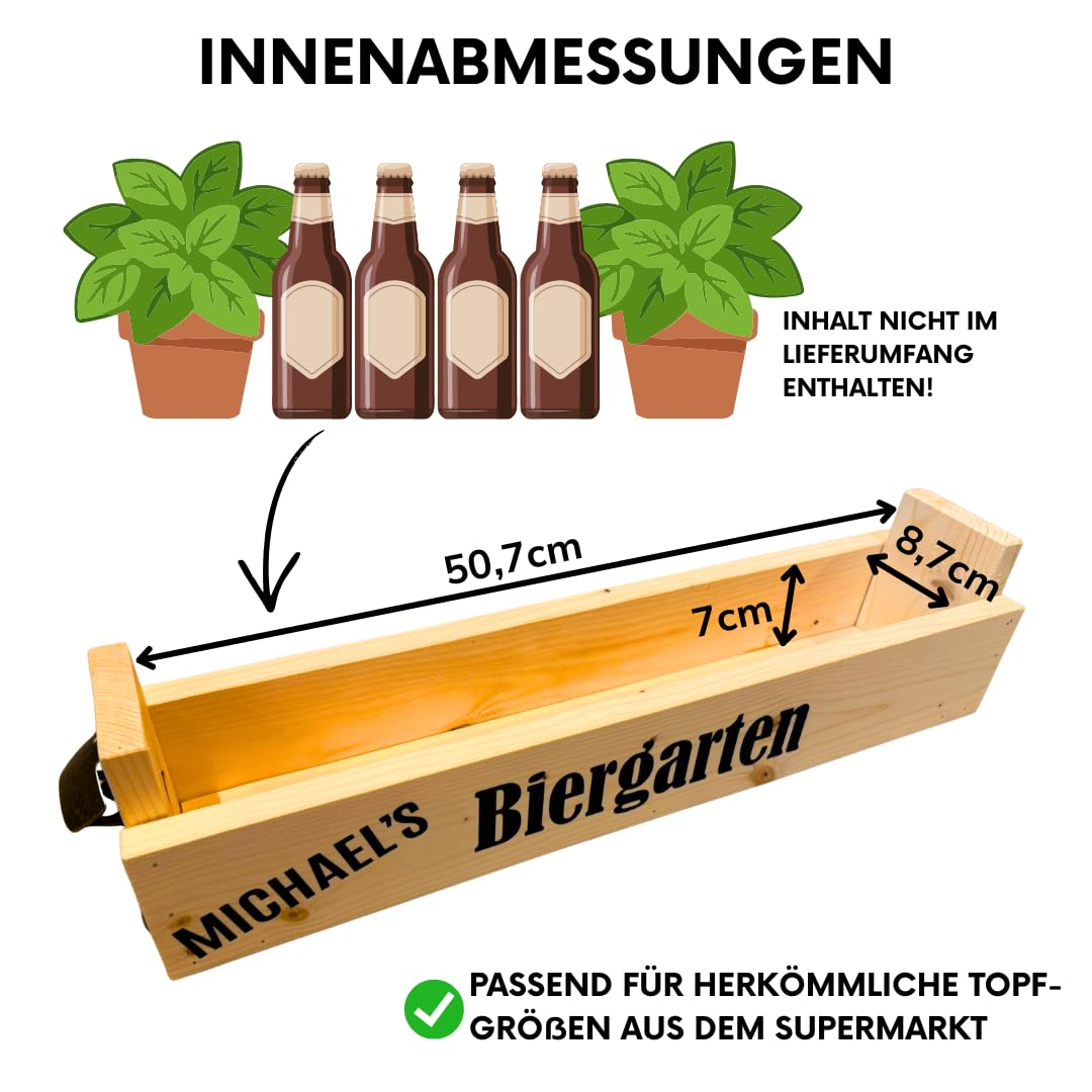 Generisch Regalo di birra per uomini, borsa da uomo personalizzata, regalo da birra in legno con apribottiglie, regalo per uomo che ha tutto per il compleanno