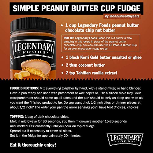 Legendary Foods Peanut Butter | Keto Diet Friendly, Low Carb, No Sugar Added, Vegan | Peanut Butter Cup (16oz Jar, Pack of 2) - Thumbnail 2