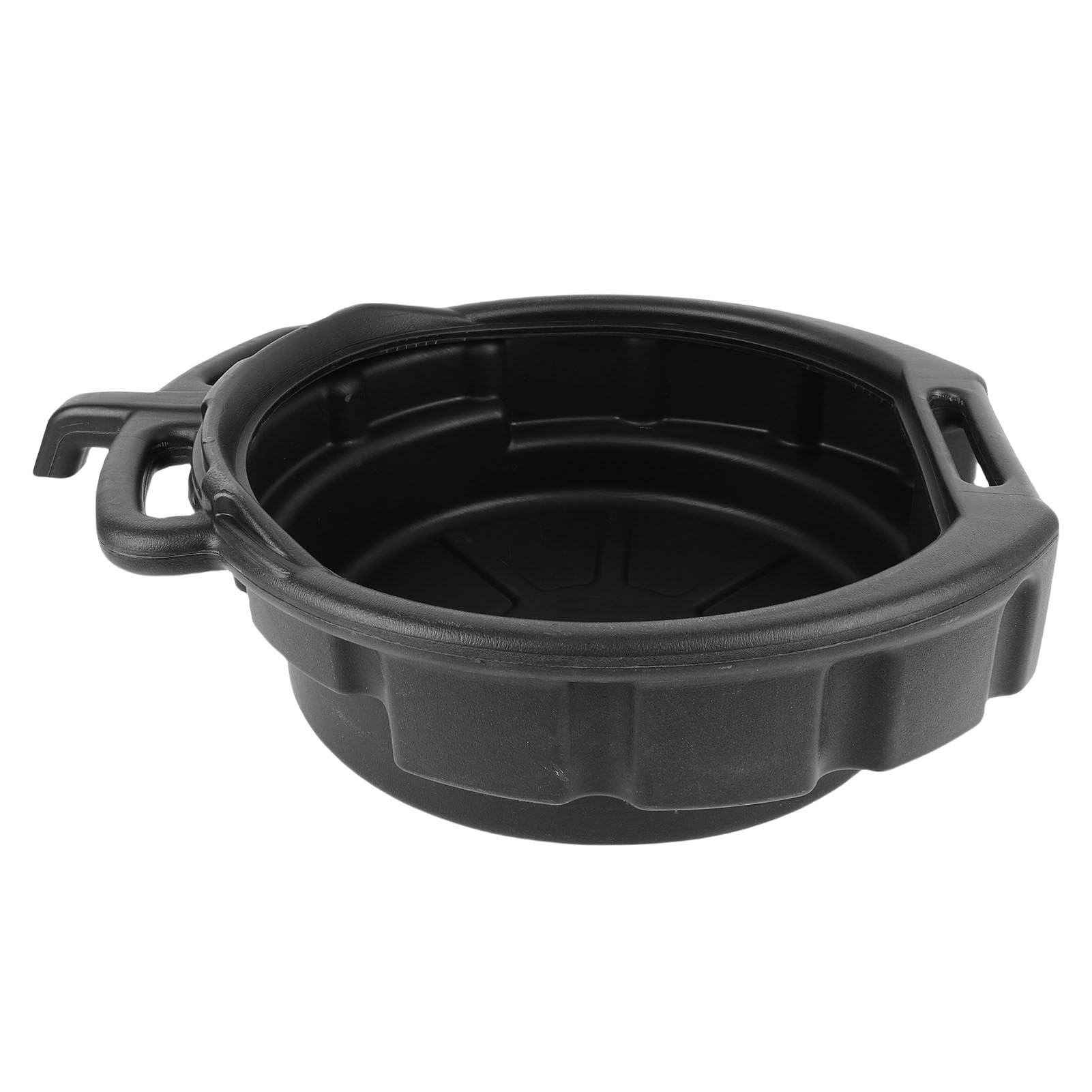 Bandeja de Drenaje de Aceite, Bandeja Recogida Aceite a Prueba Derrames Plástico Negro 10 L con Diseño Antisalpicaduras, para Taller Reparación Automóviles