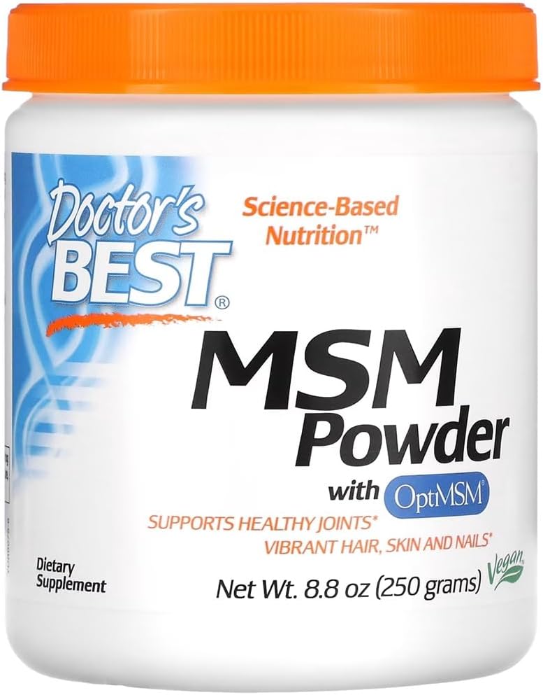 Doctor’s Best – MSM with OptiMSM | For Joint Support and Mobility – 250g