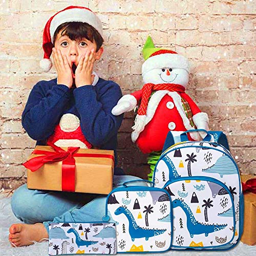 Agsdon Dinosaur Backpack For Boys,3Pcs Toddler Backpack And Lunch Box For Boys #TOP7